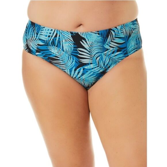 Women's Plus Asymmetrical Swimsuit Bathing Suit Bikini Size 3X - Picture 9 of 11